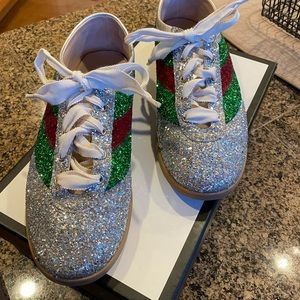 Gucci Falacer glitter sneakers